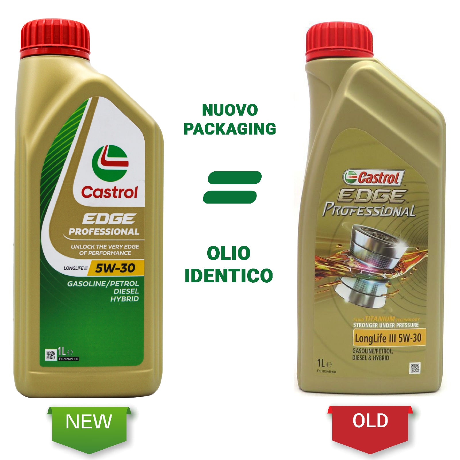 Olio motore 5W30, CASTROL EDGE LL 15F7DA