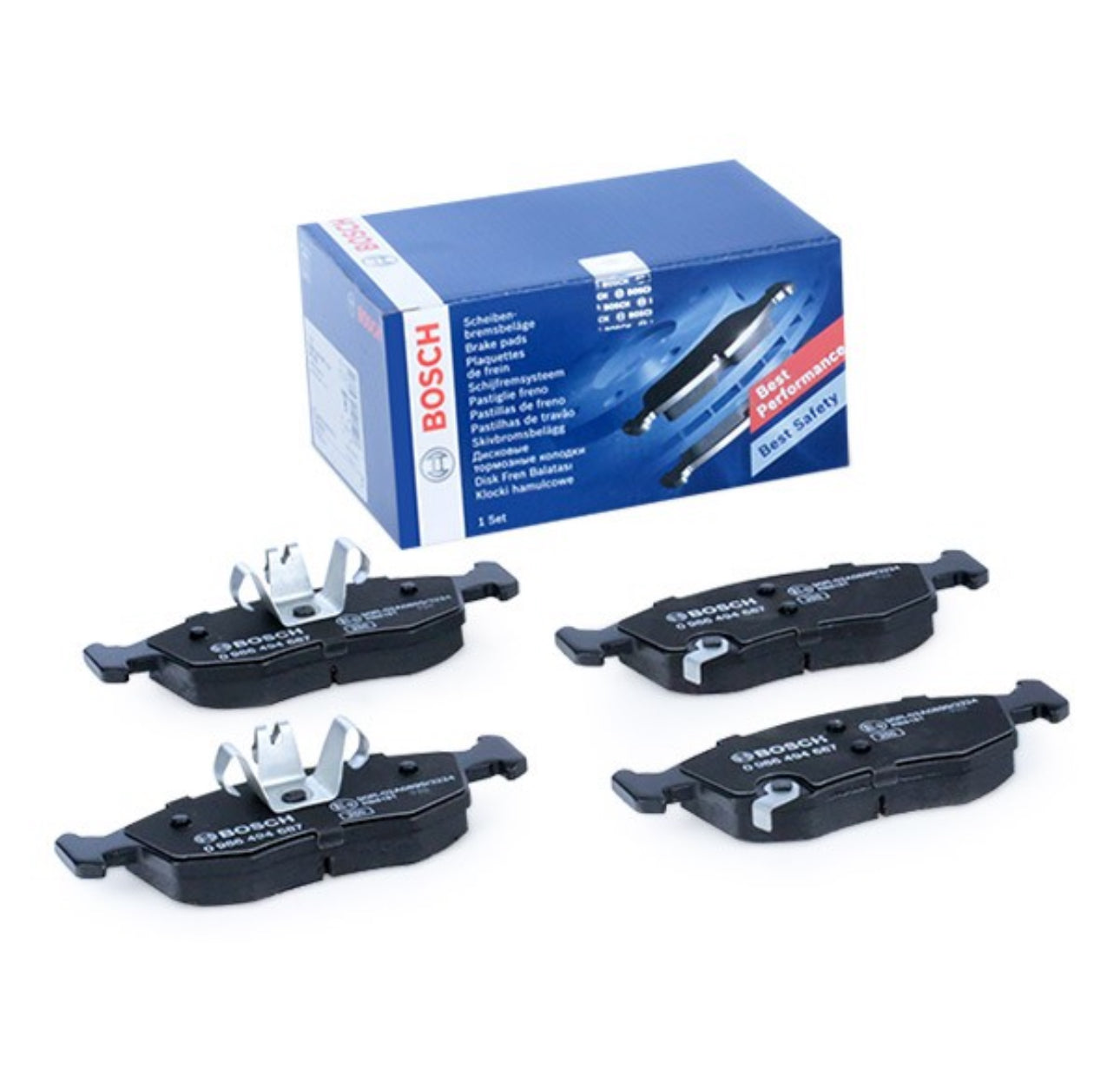 BOSCH brake pads 0986494687