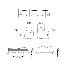 Batteria 60 Ah, BOSCH S4 005