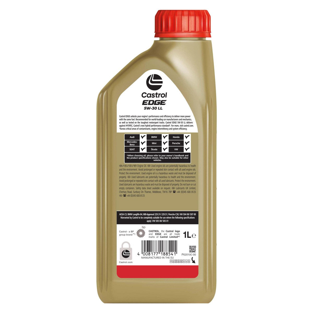 Olio motore 5W30, CASTROL EDGE LL 15F7DA