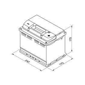 Batteria 60 Ah, BOSCH S4 004