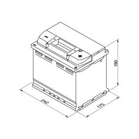 Battery 60 Ah, BOSCH S4 005