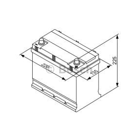 Battery 45 Ah, BOSCH S3 016 - 0