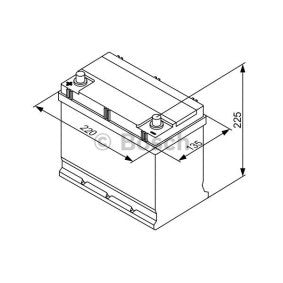 Batteria 45 Ah, BOSCH S3 017