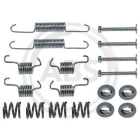 A.B.S. 0011Q Kit di accessori per ganasce freno TOYOTA Corolla Verso (AR10)