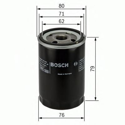 Filtro olio, BOSCH 0 451 102 056