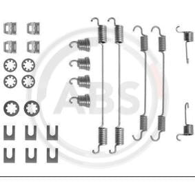 A.B.S. 0656Q Kit accessori, Ganasce freno PEUGEOT 306, 405