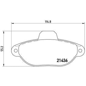 Brake pads, BREMBO P 23 096