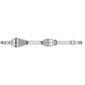 Semiasse per RENAULT Captur (J5_, H5_), METELLI 17-1409